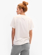 Clare V Womens Novelty Knit Tops Cotton/Linen Blase Original Tee