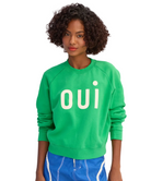 Clare V Womens Sweaters Le Court Sweatshirt - Oui