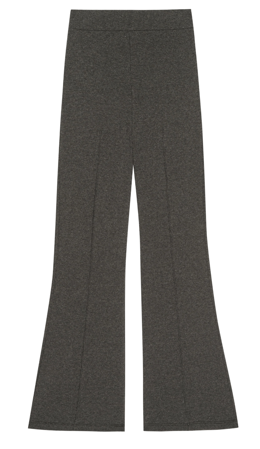 Donni. Womens Bottoms The Rib Kick Flare