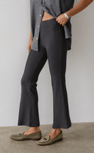 Donni. Womens Bottoms The Rib Kick Flare