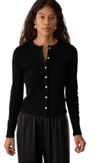 Donni. Womens Sweaters The Rib Cardi