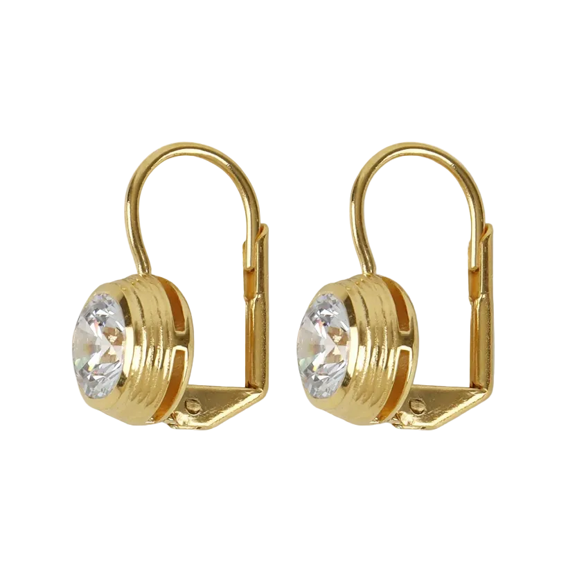 Eleanor and Hobbs Womens Jewelry Bezel Drop Earrings