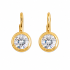 Eleanor and Hobbs Womens Jewelry Bezel Drop Earrings