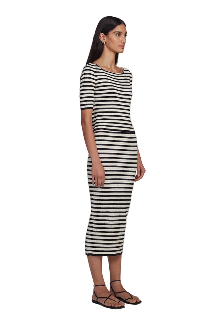 Eleven Six Womens Bottoms Carrie Stripe Tube Skirt