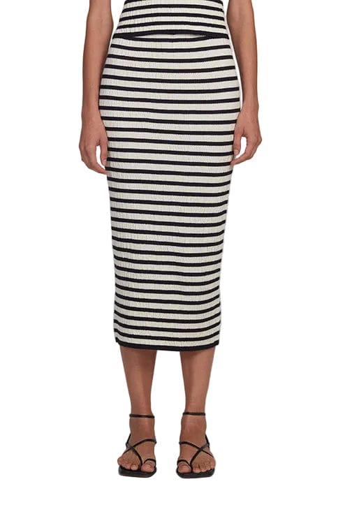 Eleven Six Womens Bottoms Carrie Stripe Tube Skirt