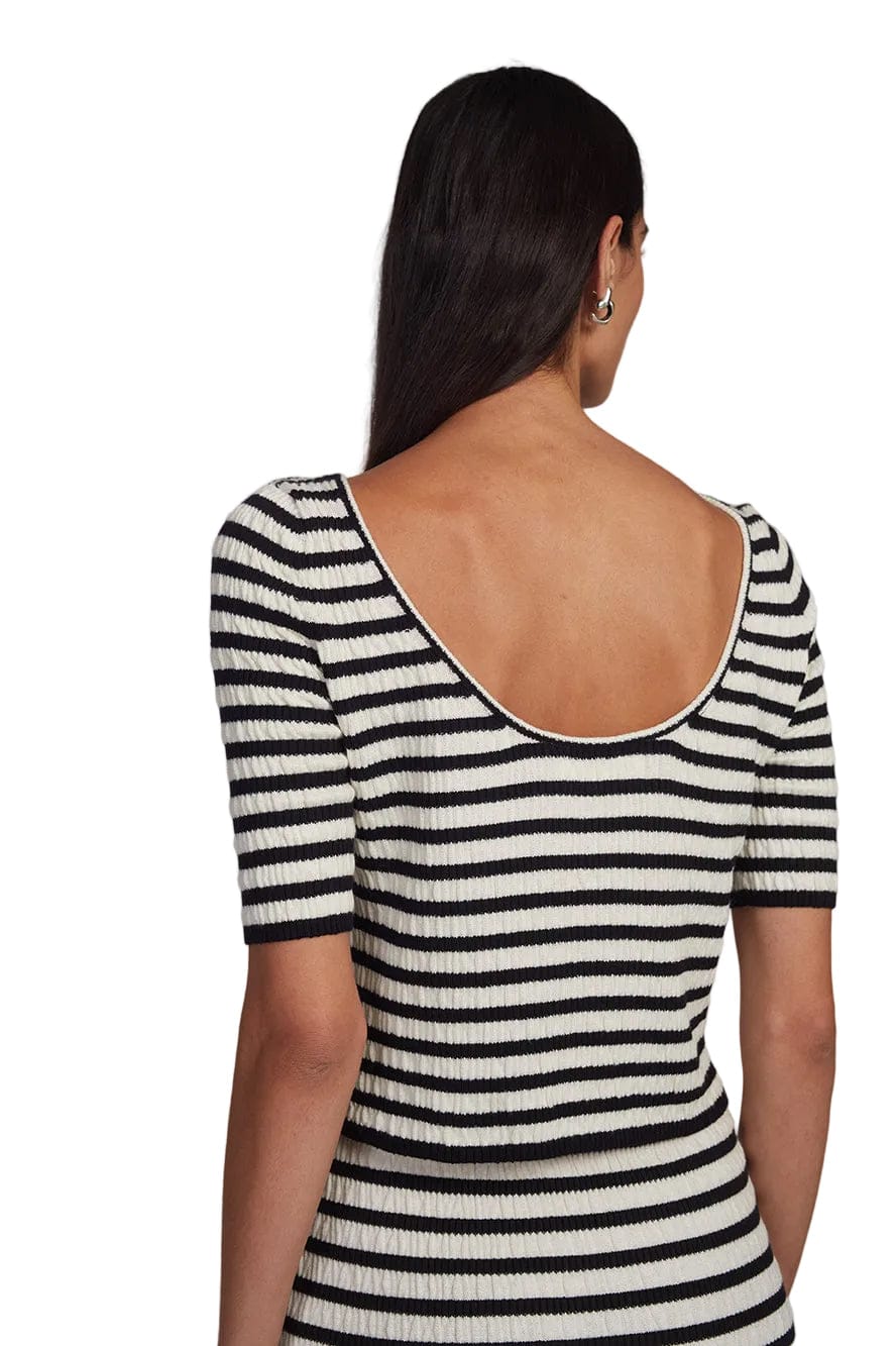 Eleven Six Womens Novelty Tops Nena Stripe Top