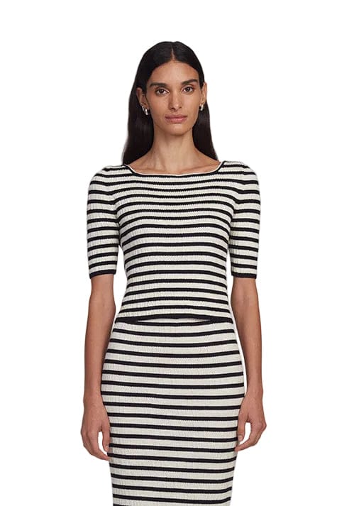 Eleven Six Womens Novelty Tops Nena Stripe Top