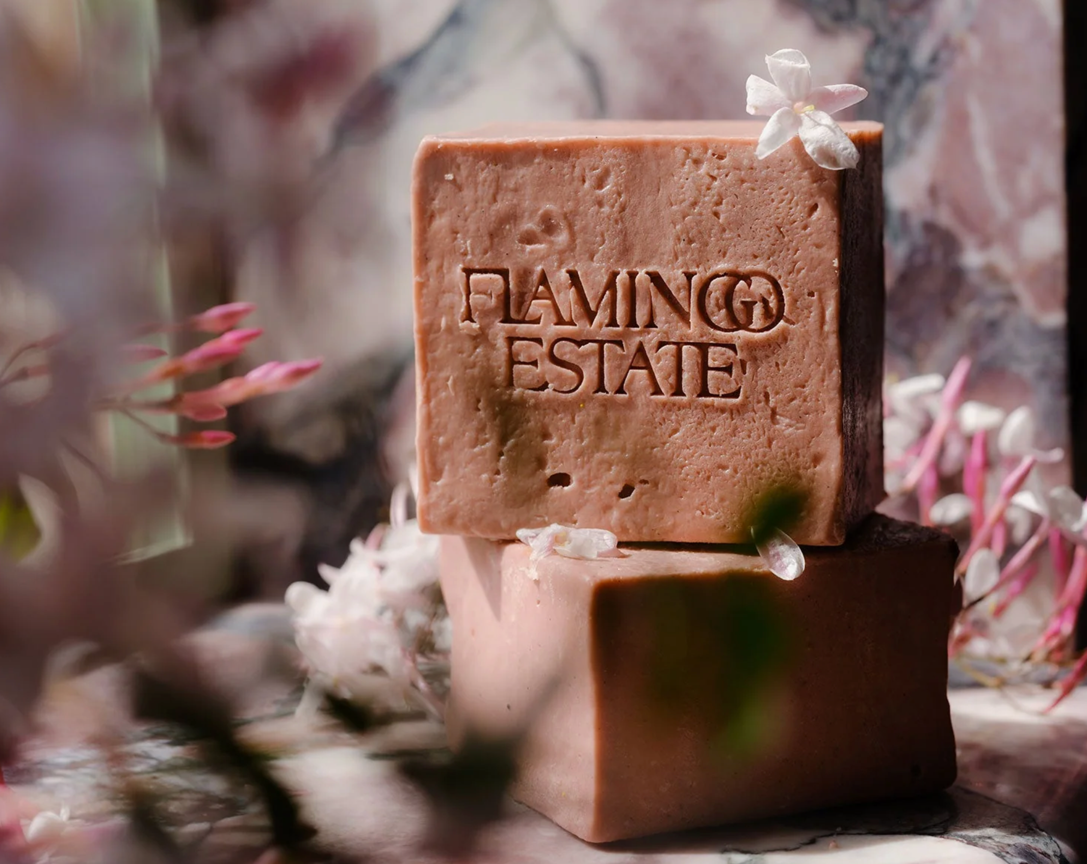 Flamingo Estate Misc Home Goods Jasmine Damask Rose Soap Brick