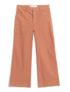 Frank & Eileen Womens Bottoms Crop Wide-Leg Carpenter Pant