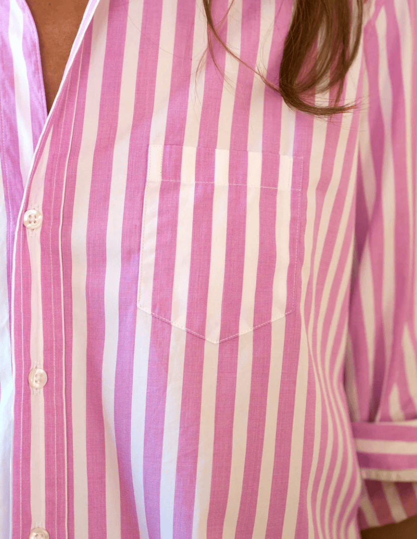 Frank & Eileen Womens Novelty Tops Eileen - Pink Stripe
