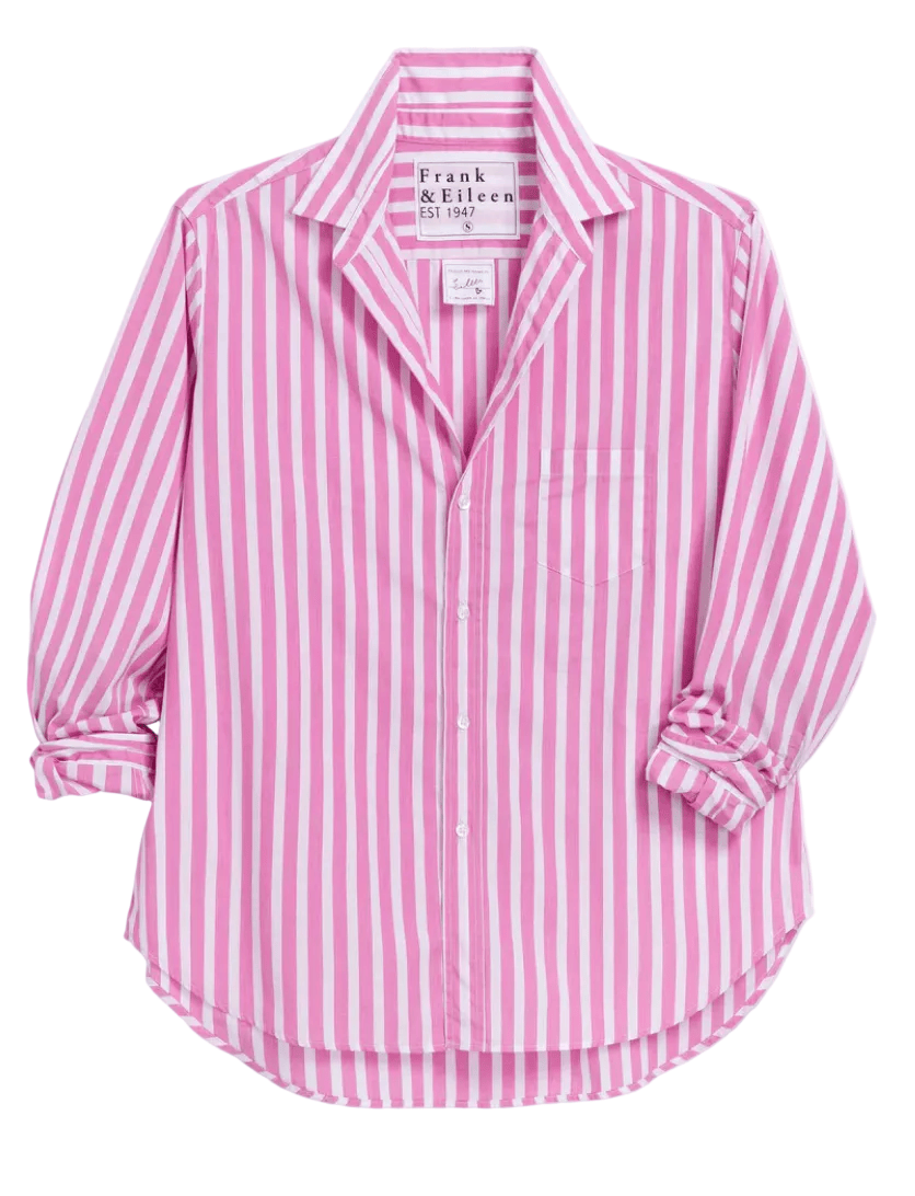 Frank & Eileen Womens Novelty Tops Eileen - Pink Stripe