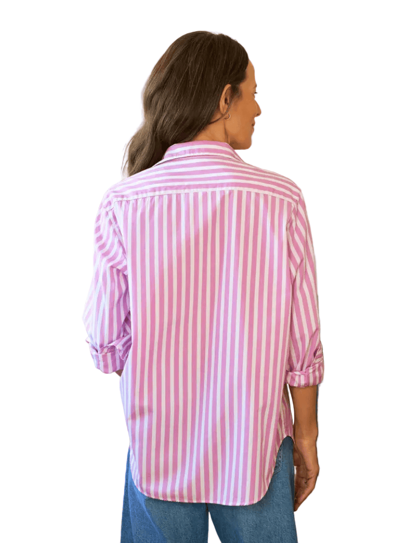 Frank & Eileen Womens Novelty Tops Eileen - Pink Stripe