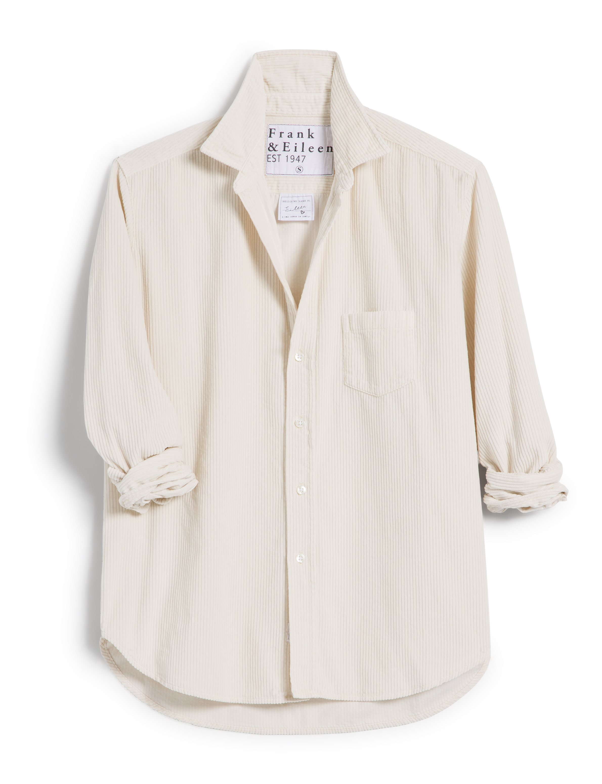 Frank & Eileen Womens Novelty Tops XSmall / Vintage White Eileen - Relaxed Button-Up Shirt