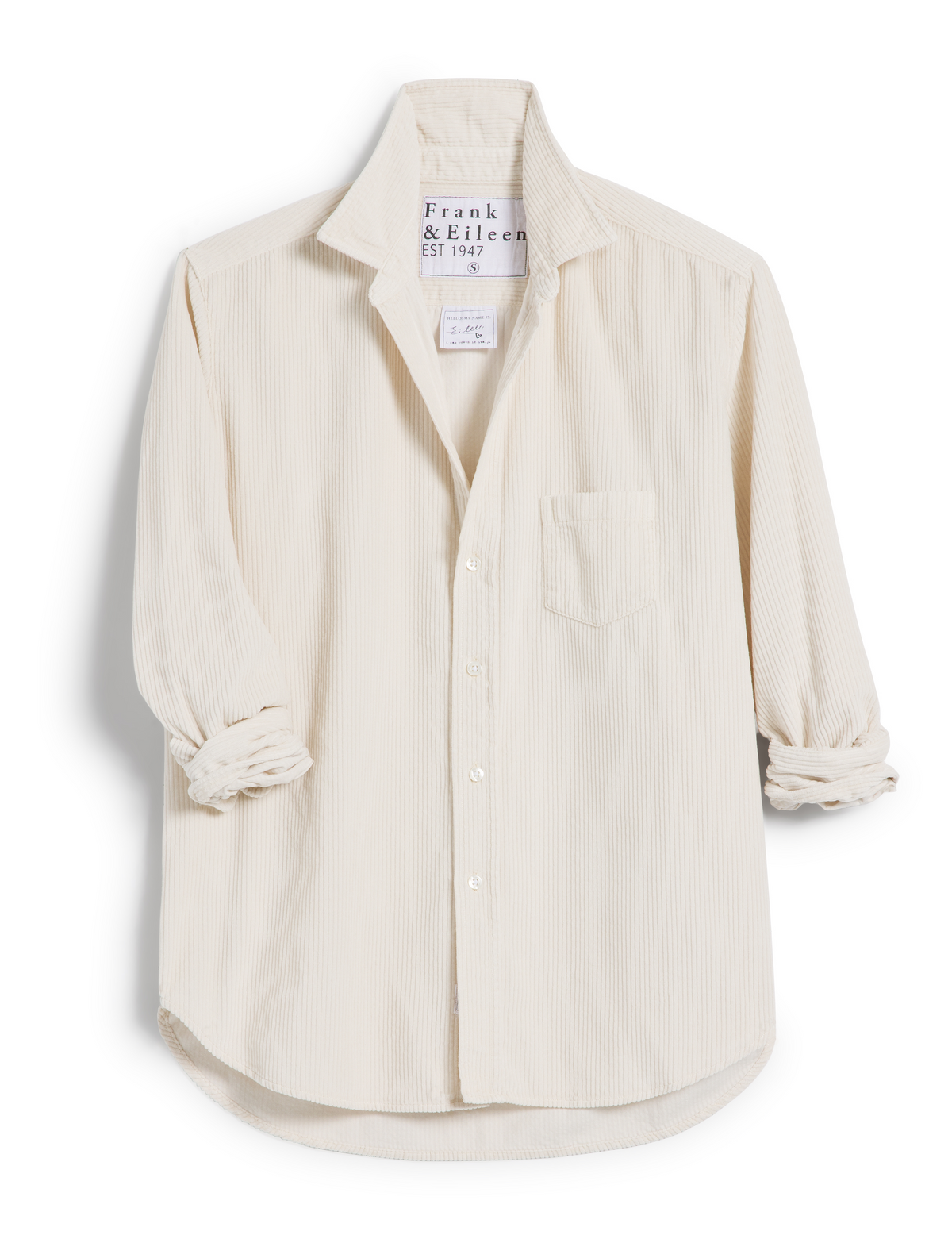 Frank & Eileen Womens Novelty Tops XSmall / Vintage White Eileen - Relaxed Button-Up Shirt