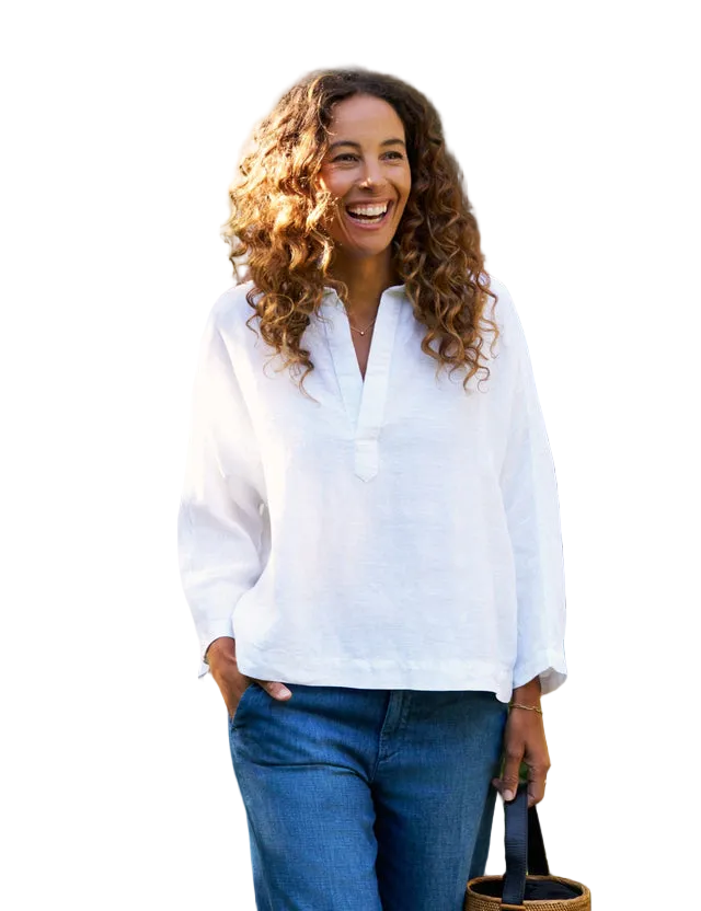 Frank & Eileen Womens Novelty Tops Gabi Popover Shirt