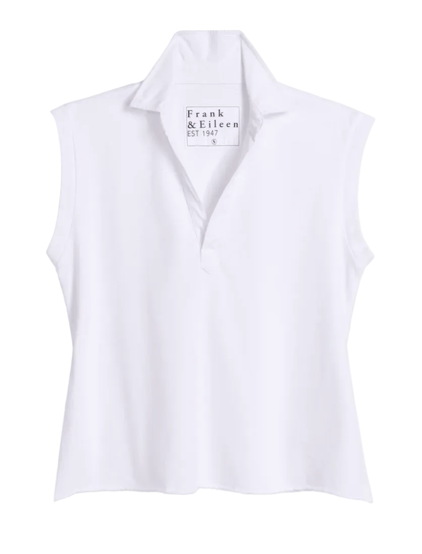 Frank & Eileen Womens Novelty Tops Olivia Popover Collar Tank