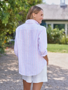 Frank & Eileen Womens Novelty Tops Relaxed Button-Up Shirt