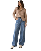 Frank & Eileen Womens Novelty Tops Relaxed Button-Up Shirt