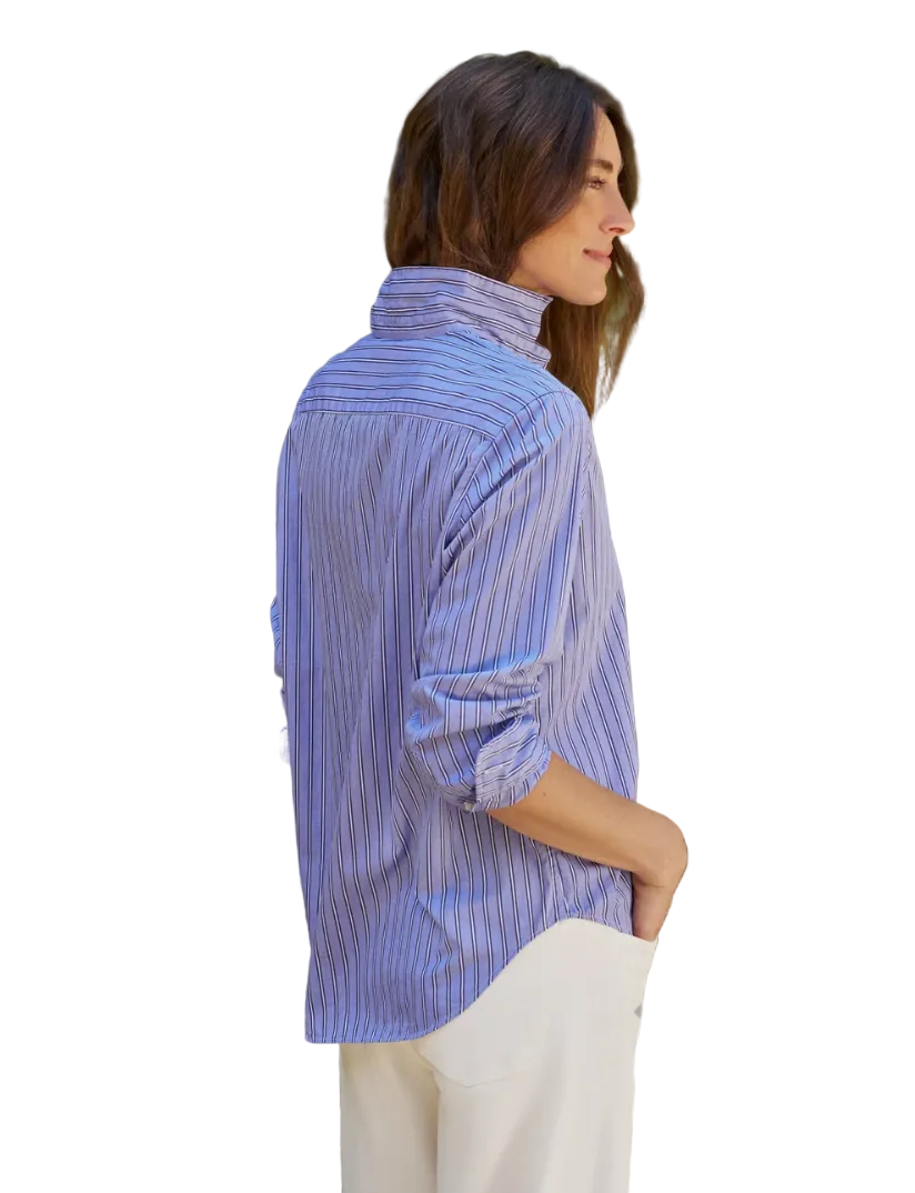 Frank & Eileen Womens Novelty Tops Relaxed Button-Up Shirt