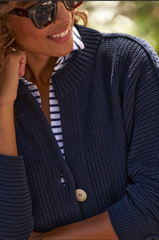 Frank & Eileen Womens Sweaters Montecito Crew Neck Cardigan