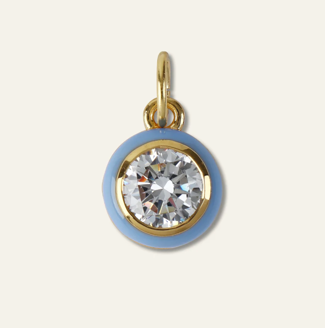 HART Womens Jewelry Bezel charm with cord necklace