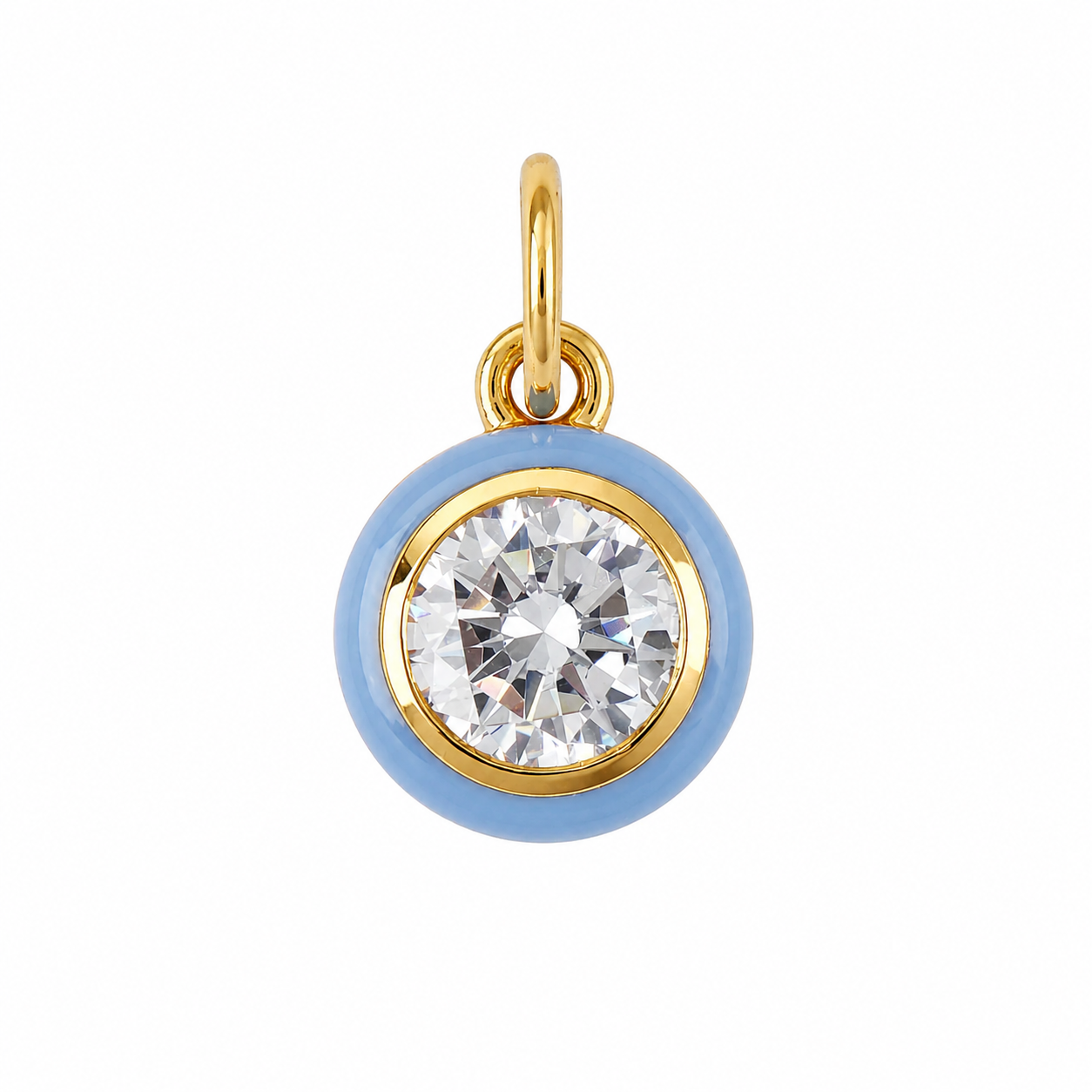 HART Womens Jewelry Bezel charm with cord necklace