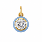 HART Womens Jewelry Bezel charm with cord necklace