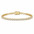 HART Womens Jewelry Bezel Tennis Bracelet