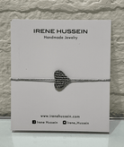 Irene Hussein Womens Jewelry Heart Bracelet Silver