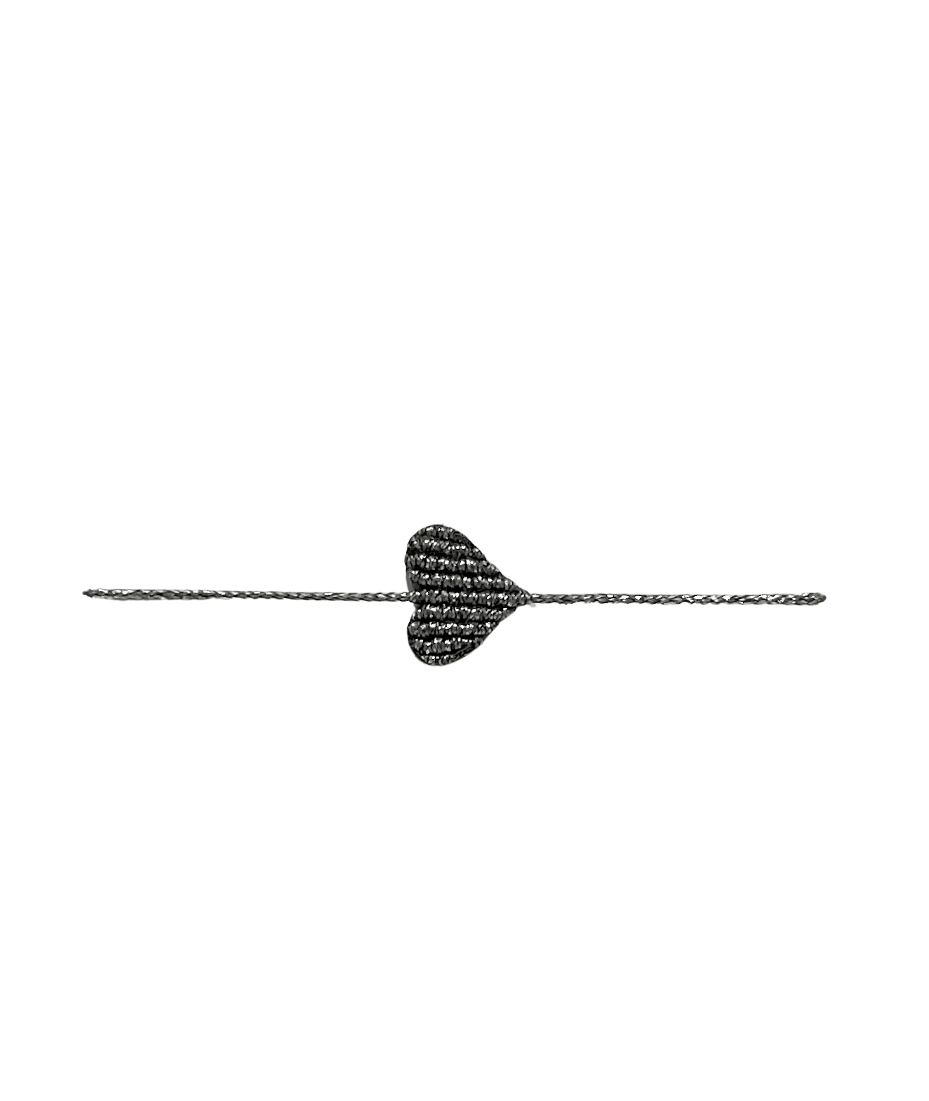 Irene Hussein Womens Jewelry Heart Bracelet Silver
