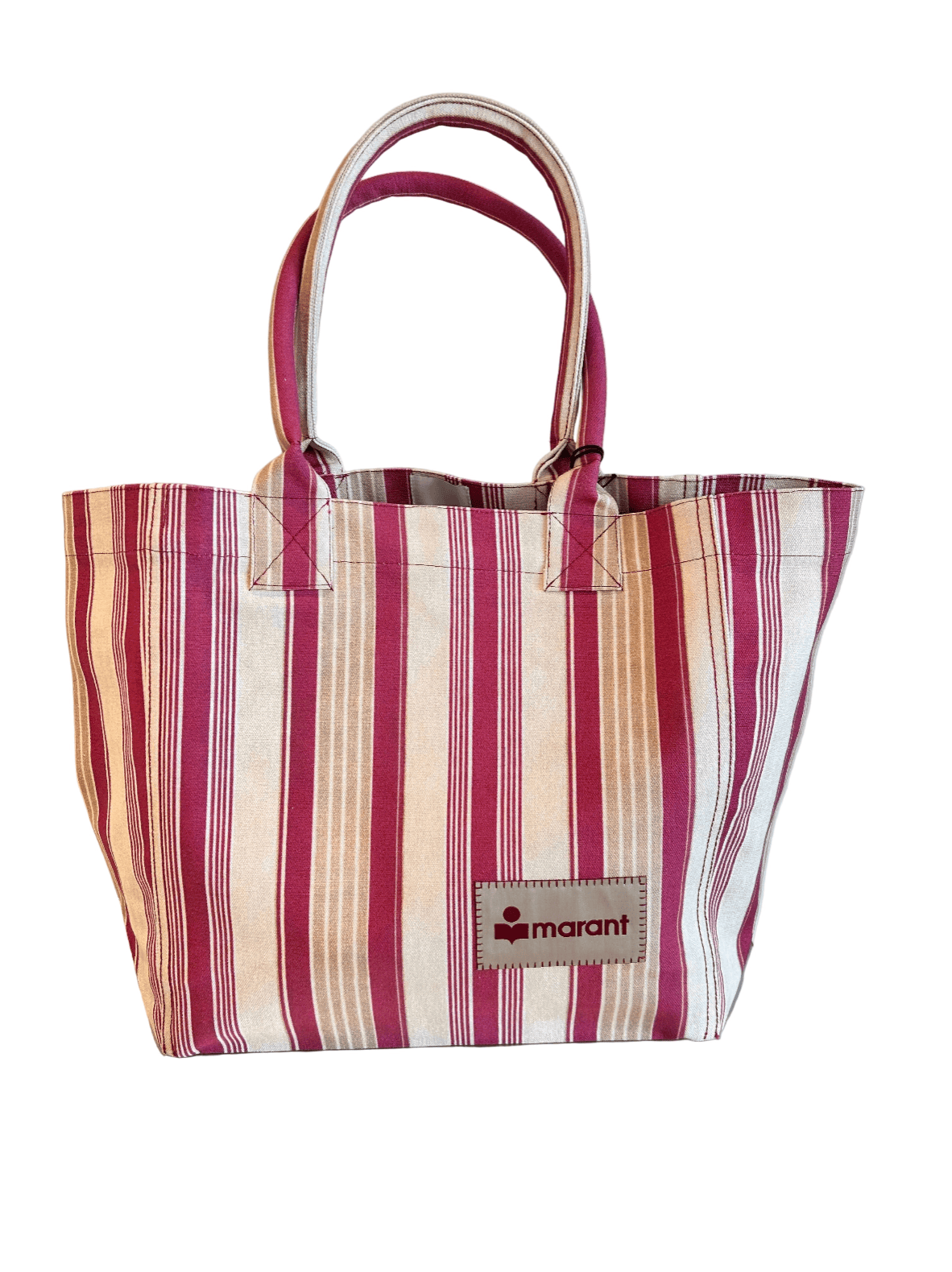 Isabel Marant Womens Accessories Small Yenky Striped Tote