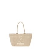 Isabel Marant Womens Accessories Yenky Zipped - Washed Canvas Tote