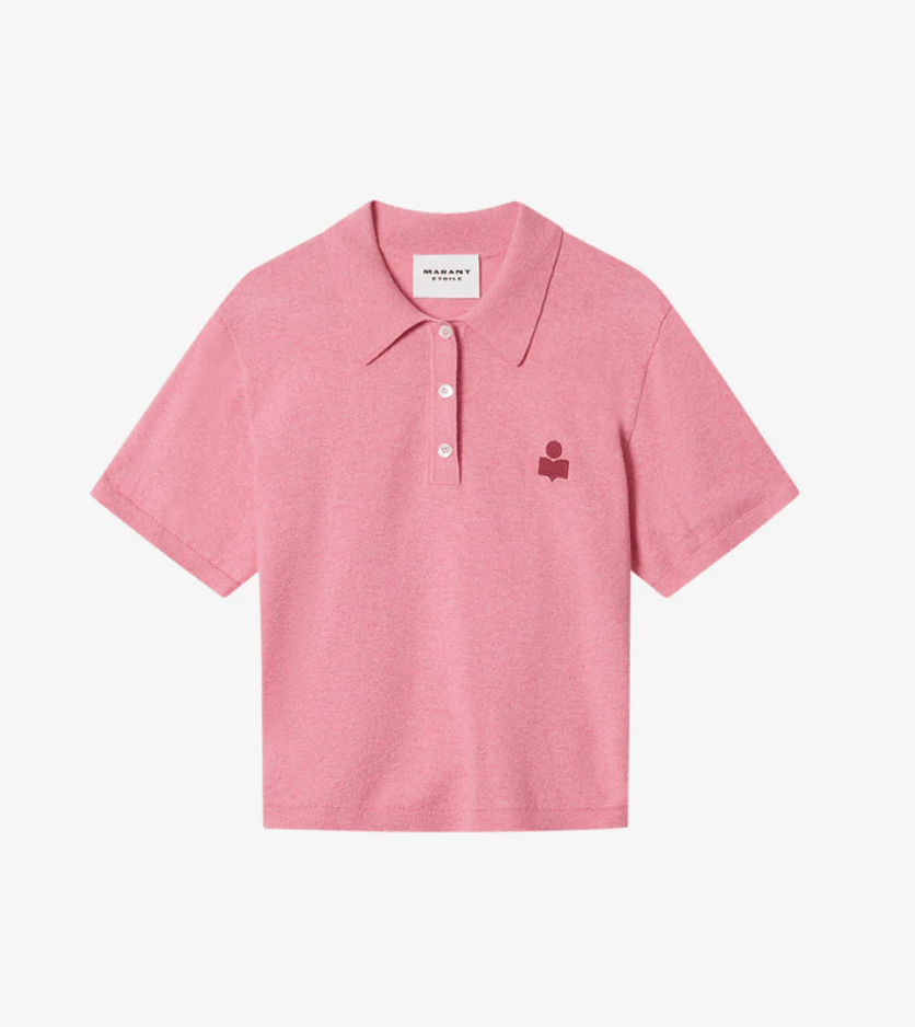 Isabel Marant Womens Novelty Knit Tops Althea Polo