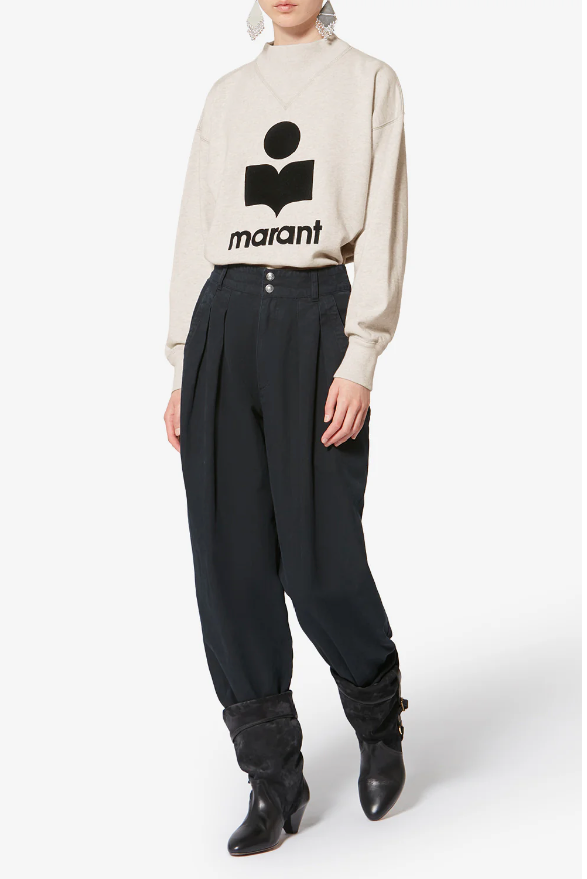 Isabel Marant Womens Sweaters Moby-Gz Sweatshirt