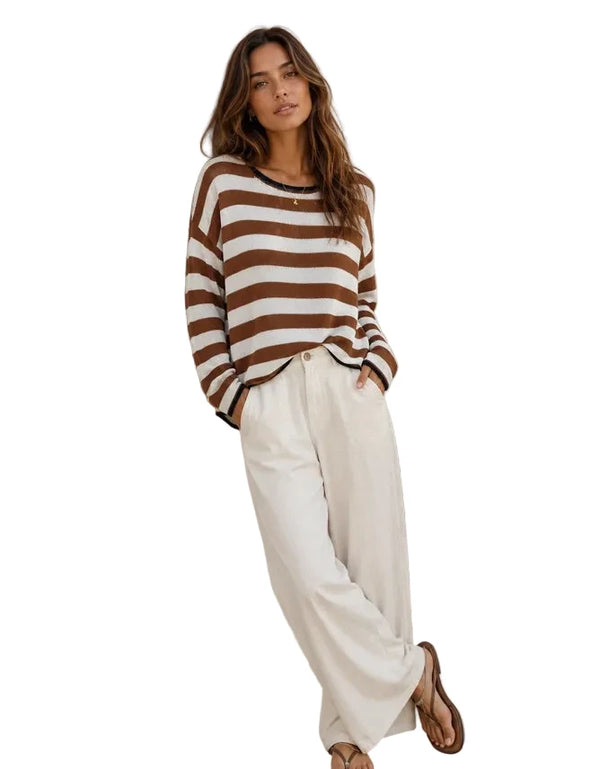 Aurelia Stripe Pullover