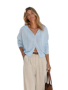 J.A.K. Womens Sweaters XS/S / Sky Blue Sable Coast Hoodie