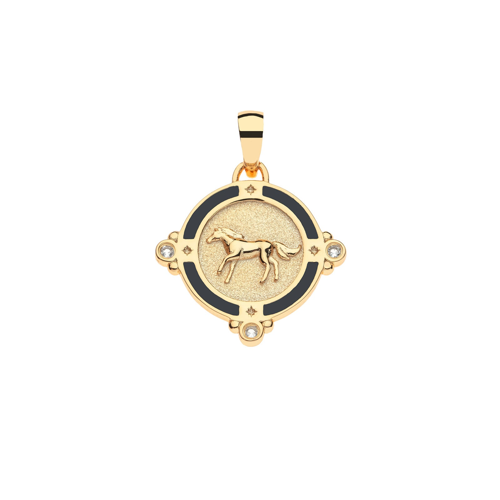 Jane Win Womens Jewelry Courage Horse Petite Embellished 16-18"