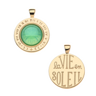 Jane Win Womens Jewelry Forever Under the Sun Stone Pendant - 16-18"