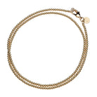 Jane Win Womens Jewelry Gold Bead Double Wrap Necklace