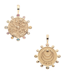 Jane Win Womens Jewelry Hope Petite Embellished Coin - Classic Rolo