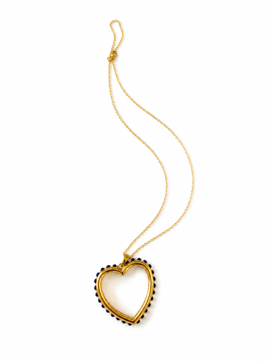 Jane Win Womens Jewelry Love You to the Moon and Back Heart Pendant - 16-18"