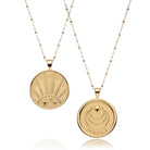 Jane Win Womens Jewelry Strong JW Original Pendant Coin - Rising Sun