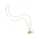 Jane Win Womens Jewelry Strong Puffer Fish Pendant - 16"
