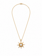 Jane Win Womens Jewelry Strong Supernova Pendant Mother of Pearl - 16"