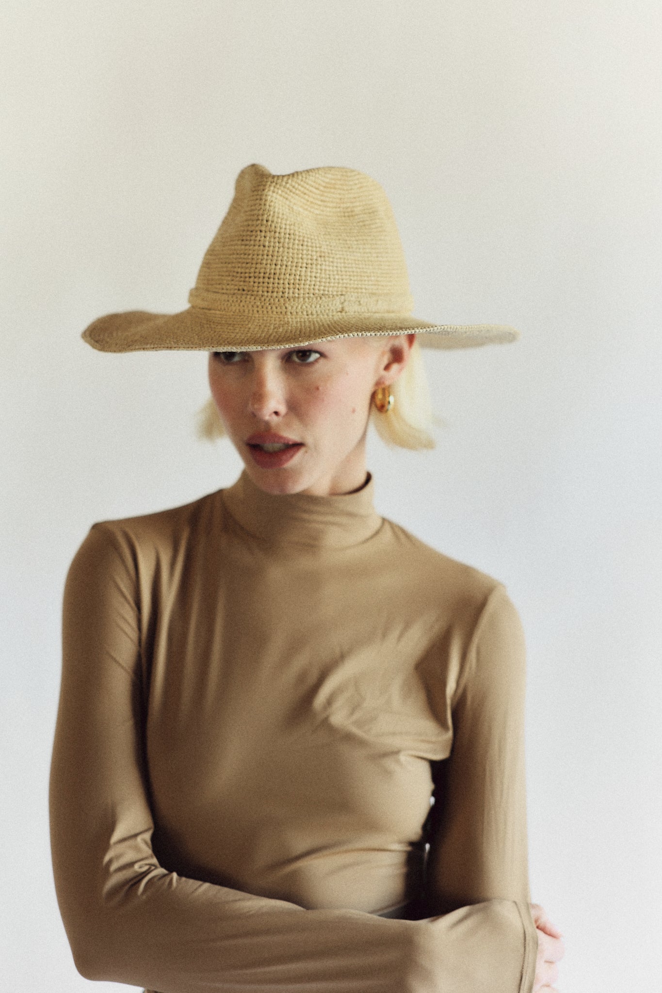 Janessa Leone Womens Accessories Sacha Raffia Straw Hat