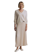 Jenni Kayne Womens Bottoms XSmall / Ivory Pleated Skirt