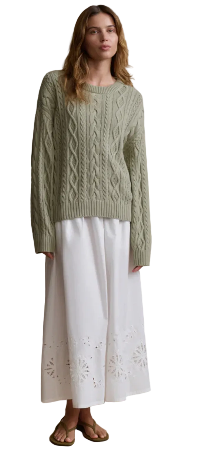 Jenni Kayne Womens Sweaters XSmall / Sage Aire Crewneck