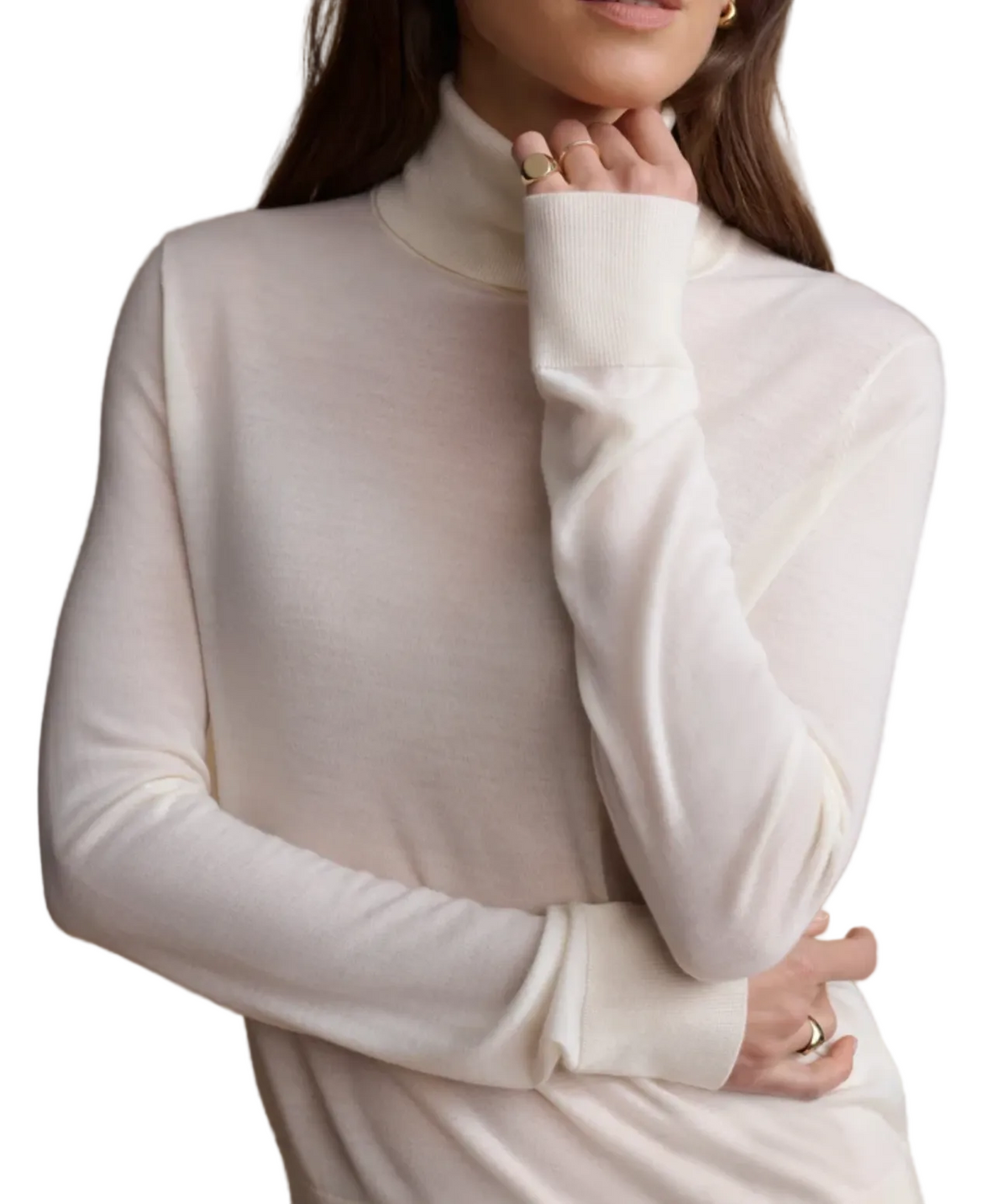Jenni Kayne Womens Sweaters Linden Turtleneck, image 2 of 3