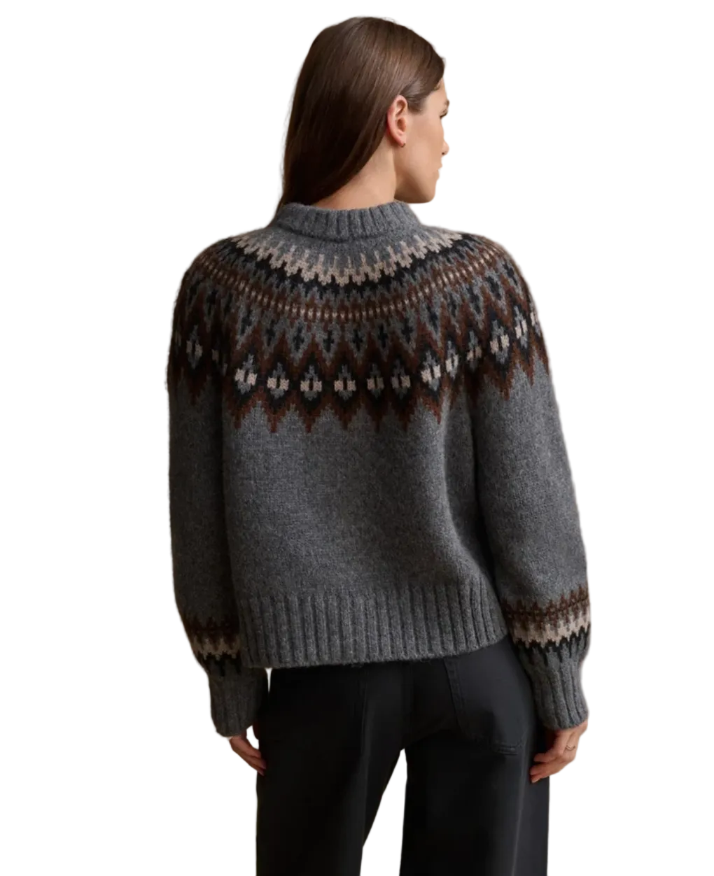 Jenni Kayne Womens Sweaters Thatcher Crewneck Cardigan, image 3 of 3