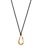 Jenny Bird Womens Jewelry Egret Rope Necklace - Gold